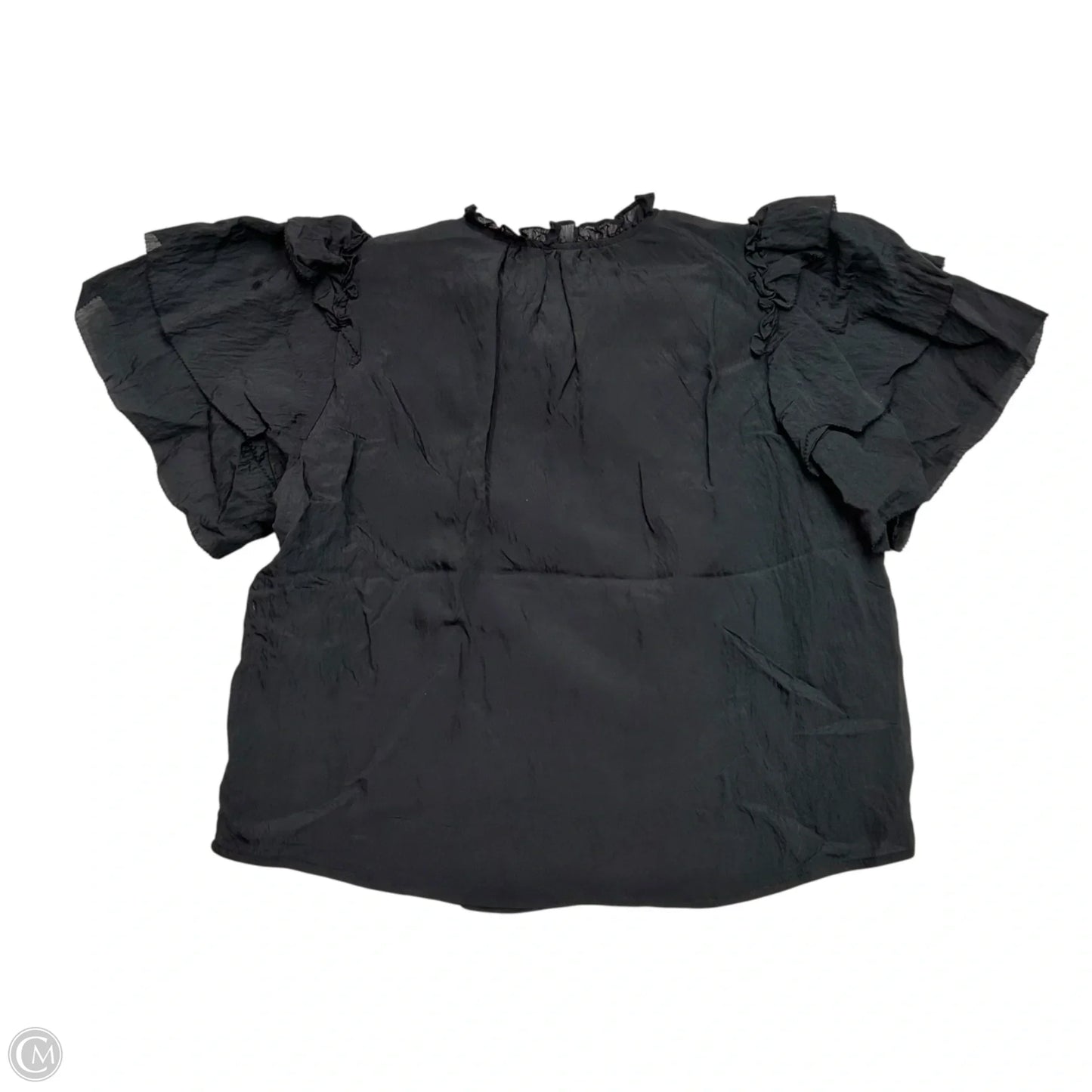 Top Short Sleeve By &merci In Black, Size: L