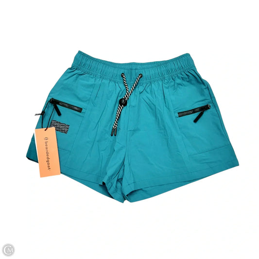 Athletic Shorts By Bearded Goat In Teal, Size: S