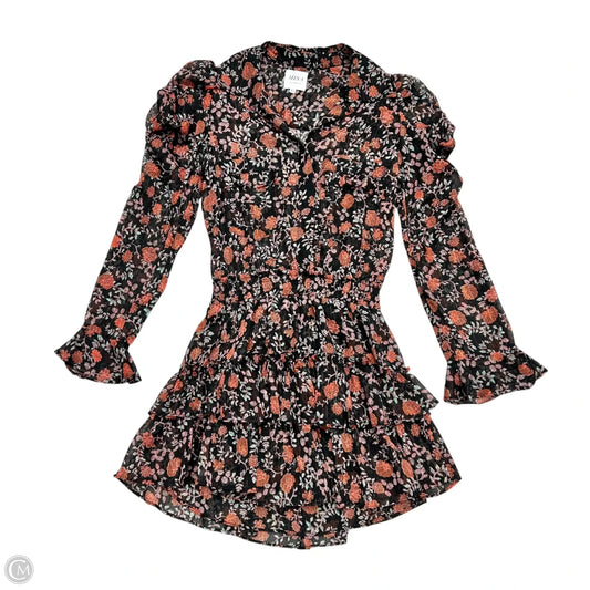 Dress Designer By Misa In Black & Red, Size: Xs