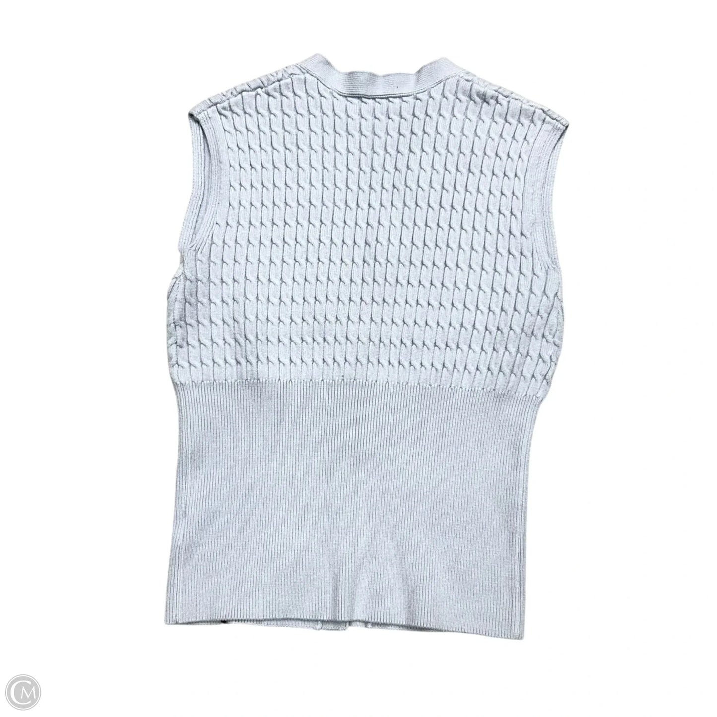 Sweater Sleeveless By Commense In Blue, Size: Xs