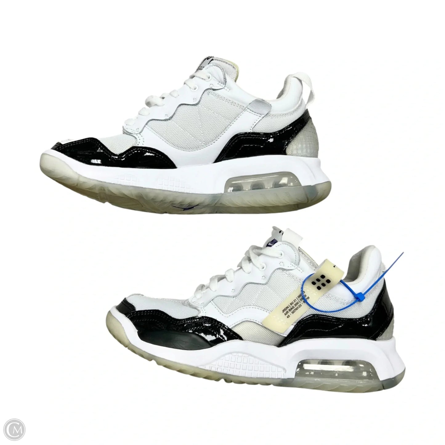Shoes Luxury Designer By Jordan In White, Size: 10