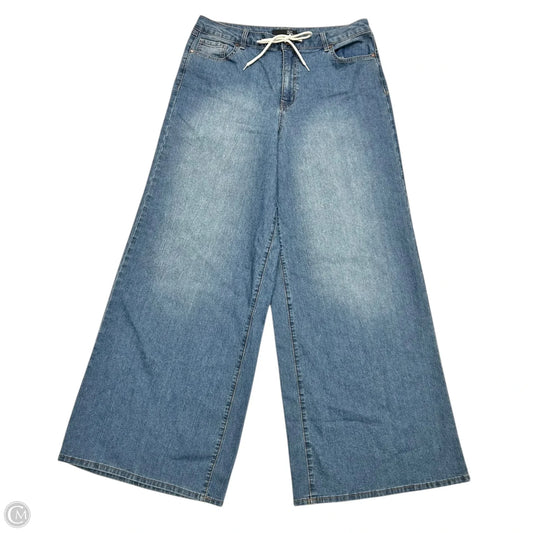 Jeans Wide Leg By 1822 Denim In Blue Denim, Size: 12