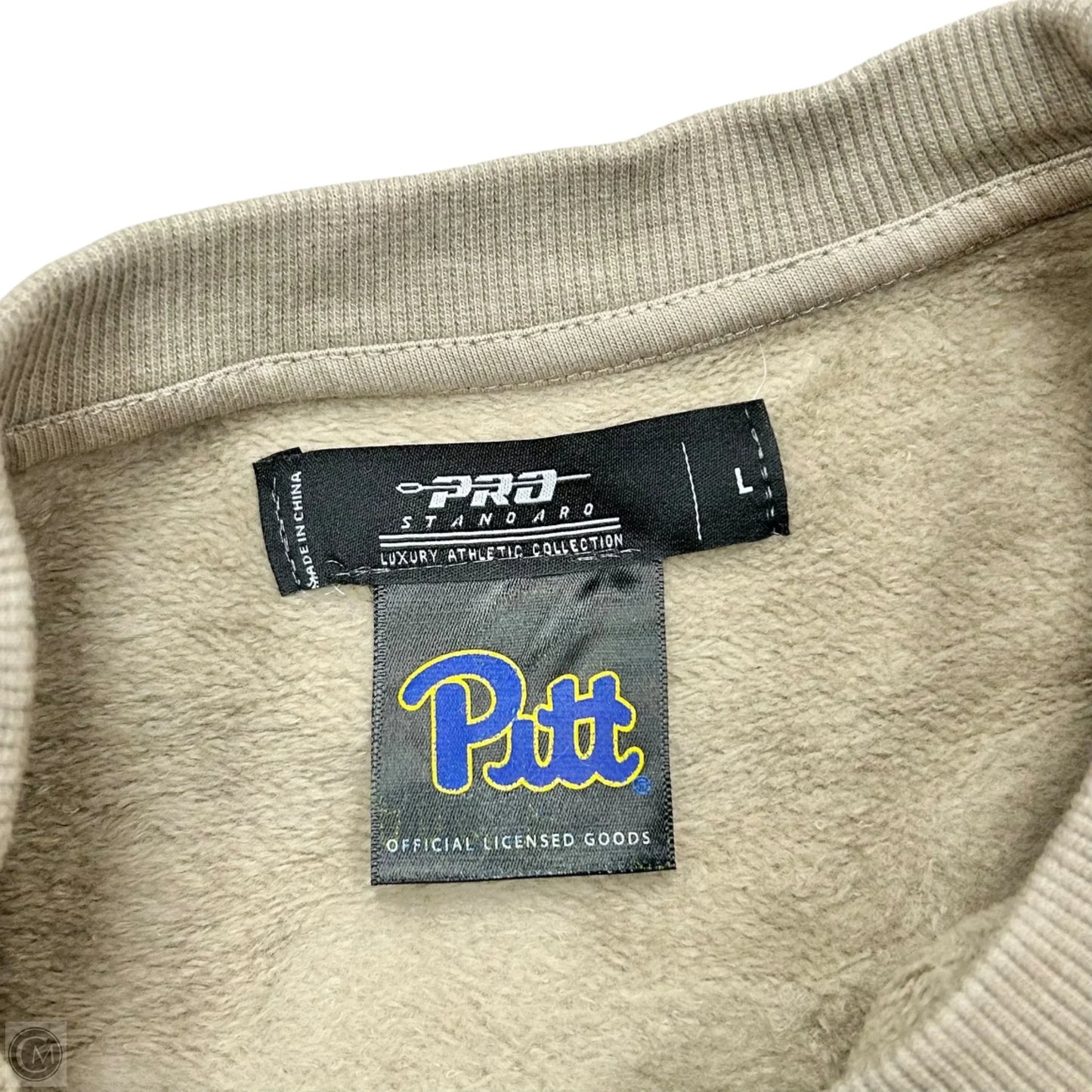 Sweatshirt Crewneck By Pro Standard In Beige, Size: L