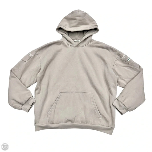 Sweatshirt Hoodie By Comfrt In Taupe, Size: 3x