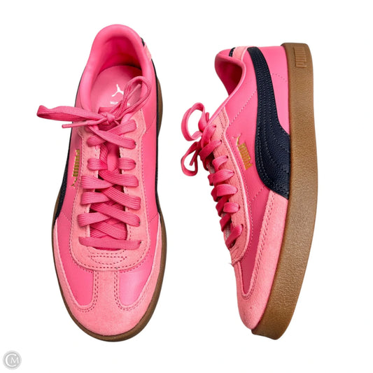 Shoes Athletic By Puma In Brown & Pink, Size: 9