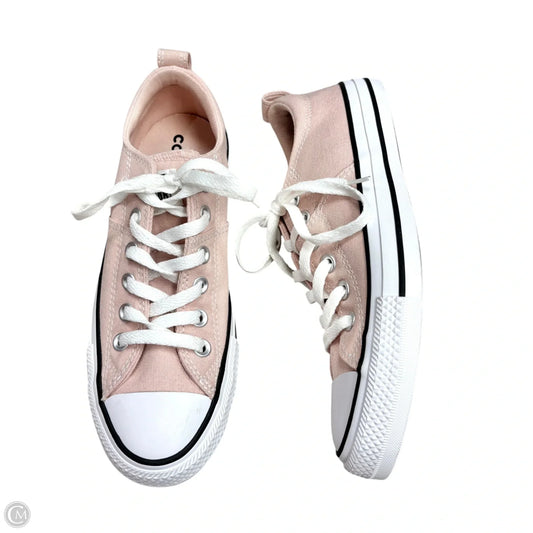 Shoes Sneakers By Converse In Pink & White, Size: 8.5