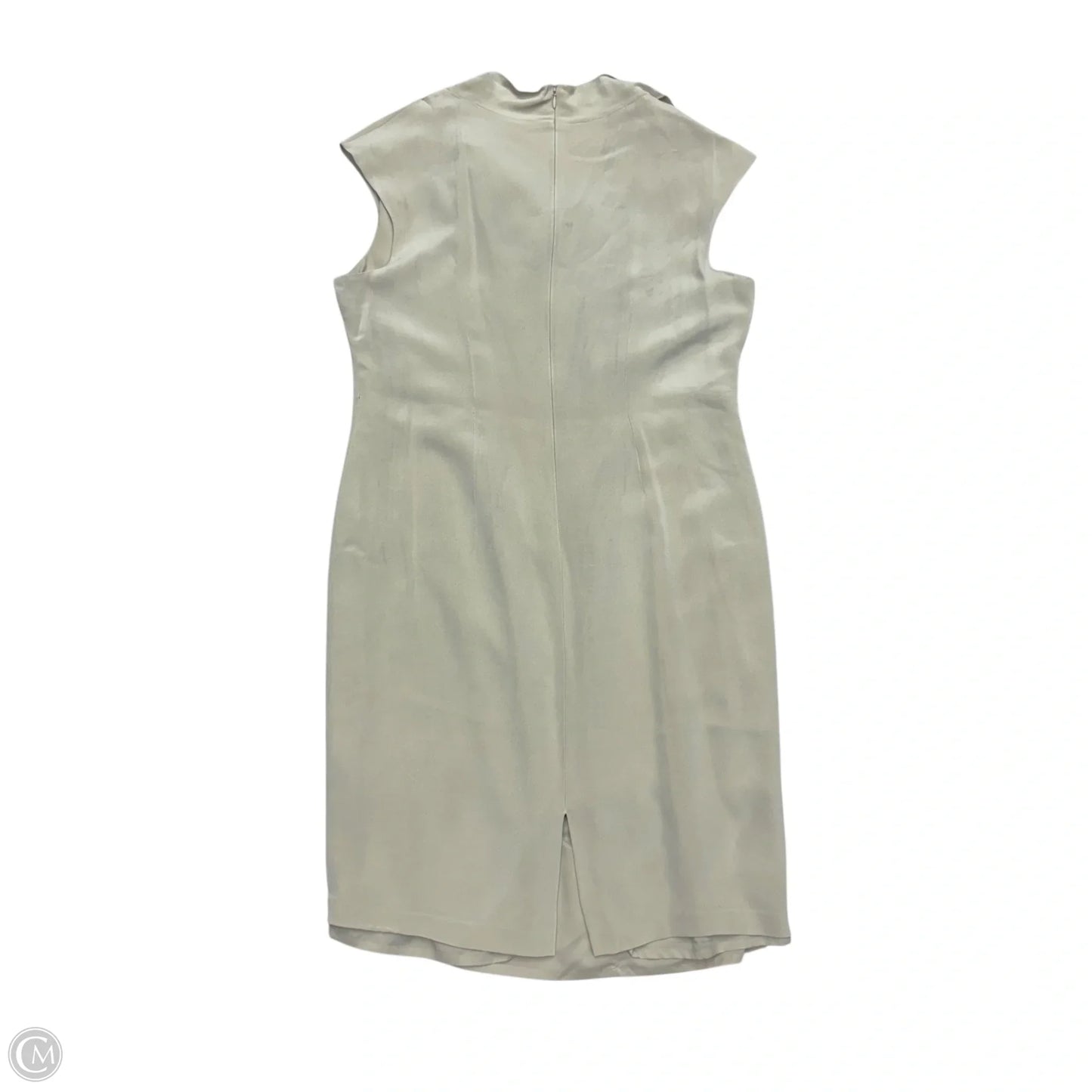 Dress Designer By Lafayette 148 In Taupe, Size: Xl