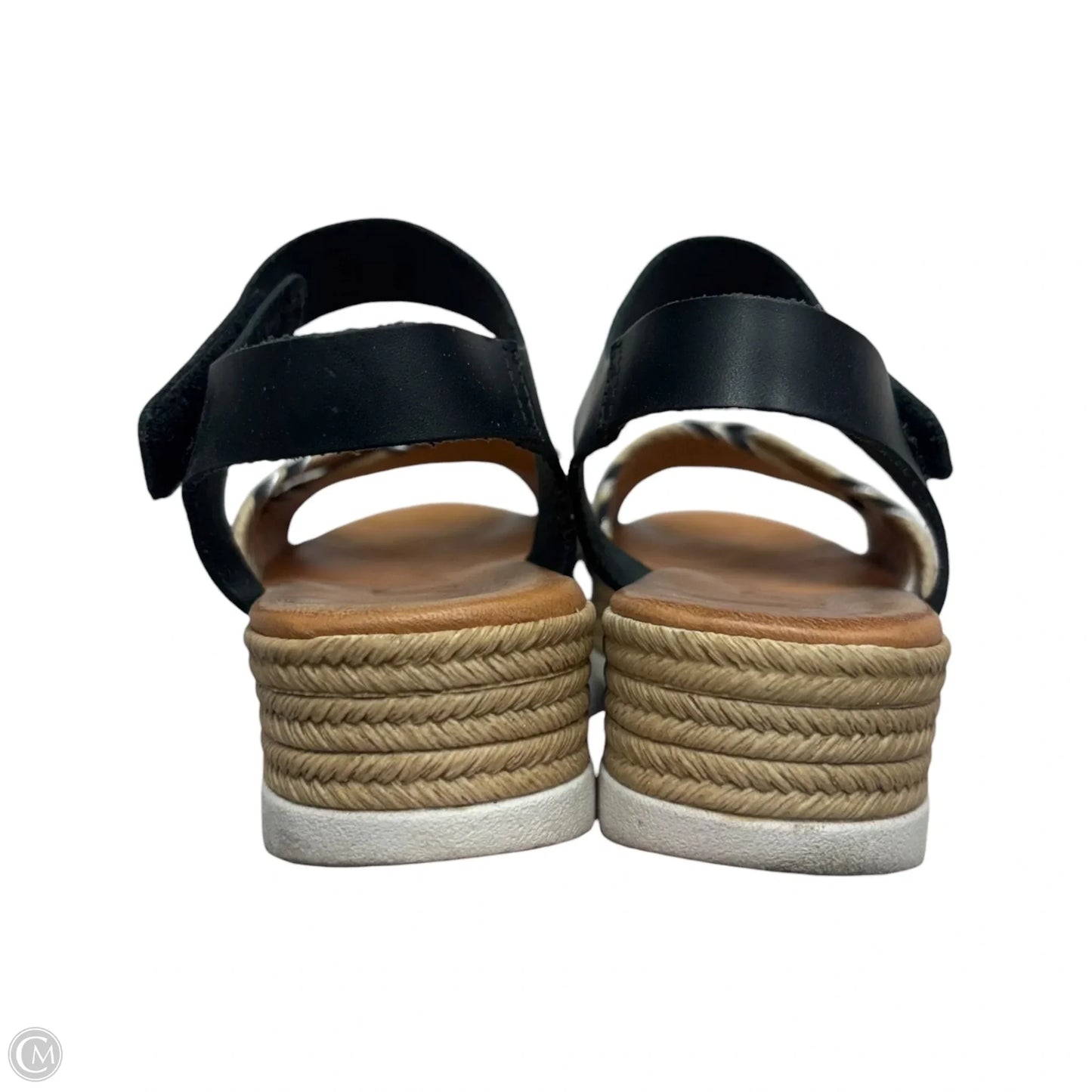 Sandals Flats By Lunita In Brown & Cream, Size: 5.5