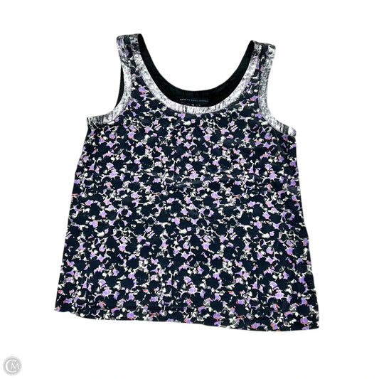 Top Sleeveless Designer By Marc By Marc Jacobs In Black & Purple, Size: Xs
