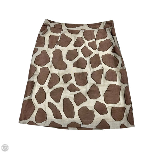 Skirt Designer By Milly In Brown, Size: 2