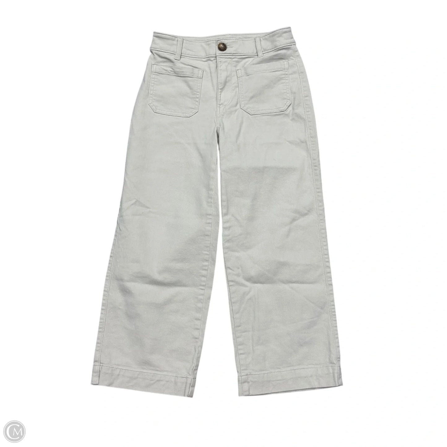 Jeans Wide Leg By Loft In Tan Denim, Size: 0