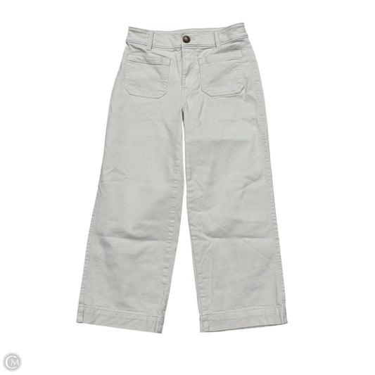 Jeans Wide Leg By Loft In Tan Denim, Size: 0