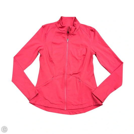 Athletic Jacket By Spyder In Pink, Size: M