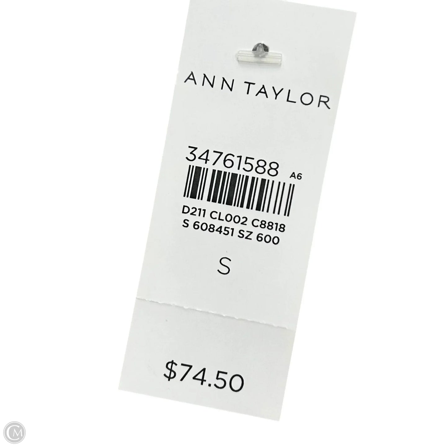 Top Sleeveless By Ann Taylor In Blue & White, Size: S