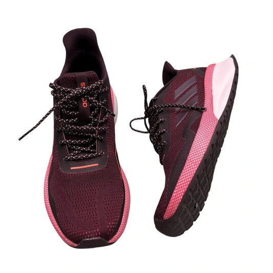 Shoes Athletic By Adidas In Maroon, Size: 8