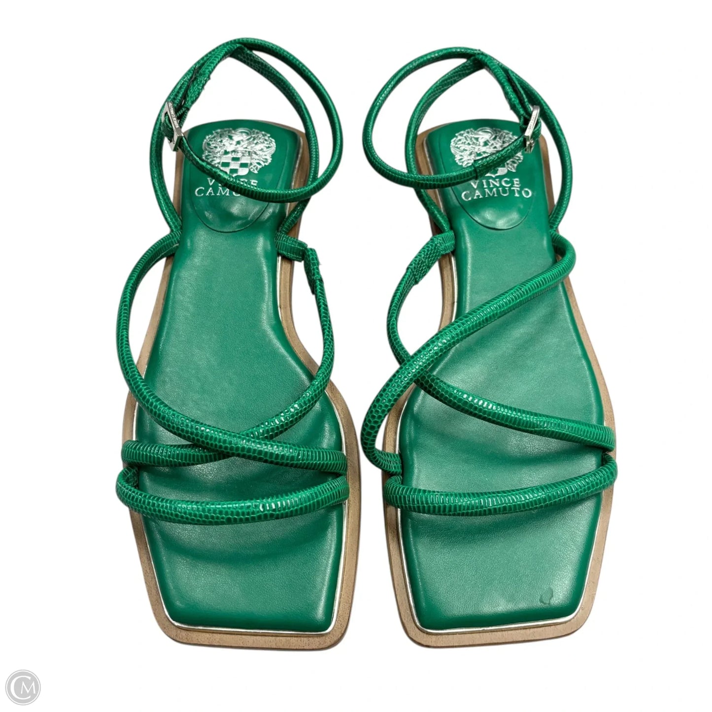 Sandals Flats By Vince Camuto In Green, Size: 8