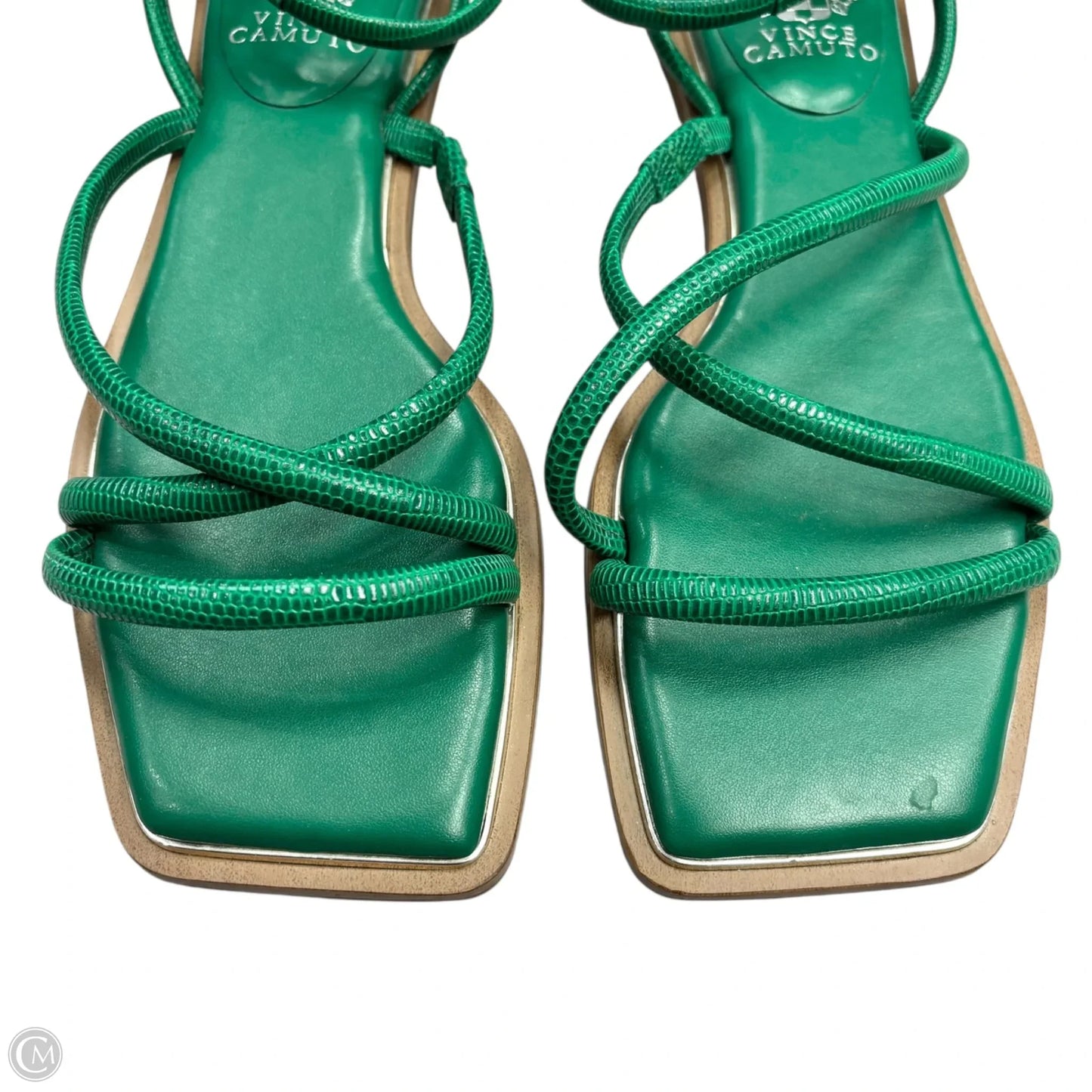 Sandals Flats By Vince Camuto In Green, Size: 8