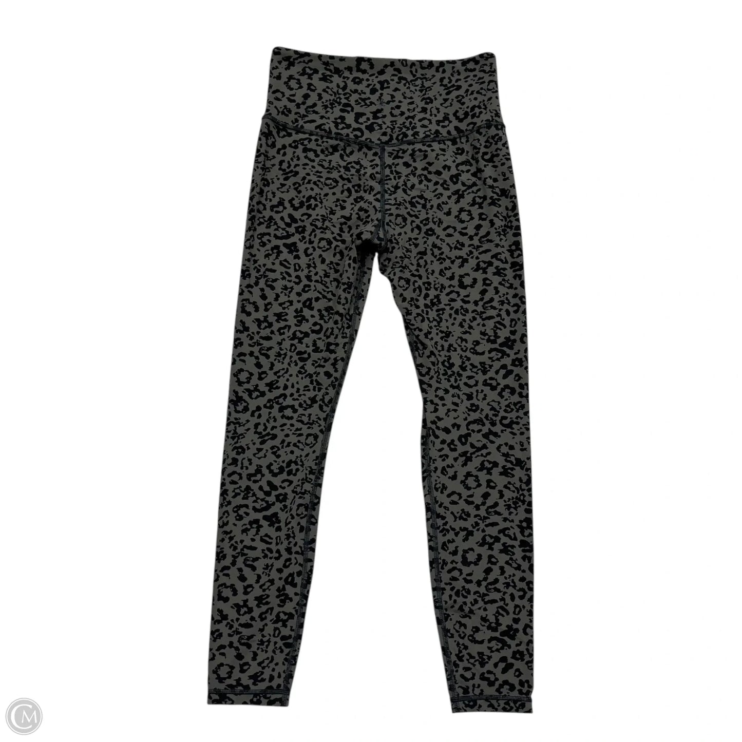 Athletic Leggings By Athleta In Black & Green, Size: M