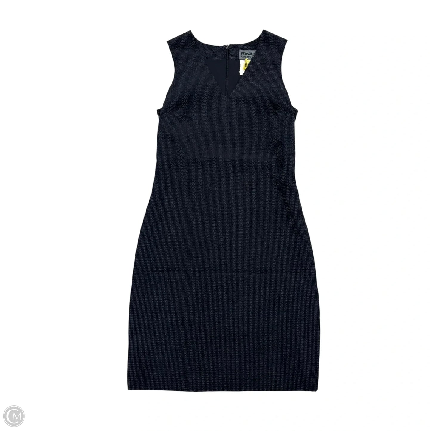 Dress Luxury Designer By Versace In Black, Size: Xs