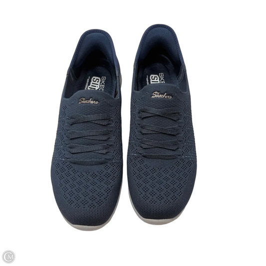 Shoes Athletic By Skechers In Navy, Size: 8.5