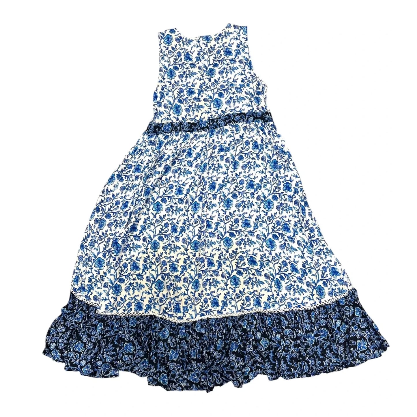 Dress Casual Maxi By Tommy Bahama In Blue & White, Size: M