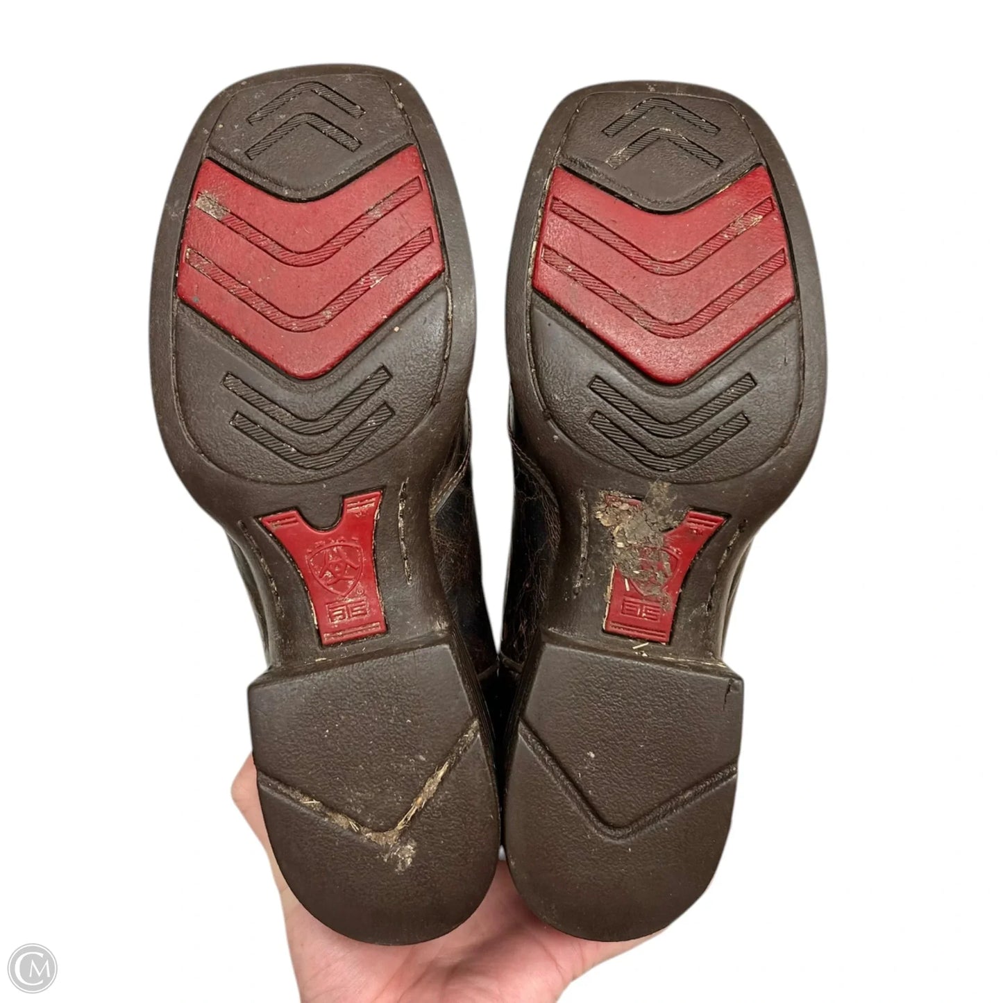 Boots Leather By Ariat In Brown, Size: 7