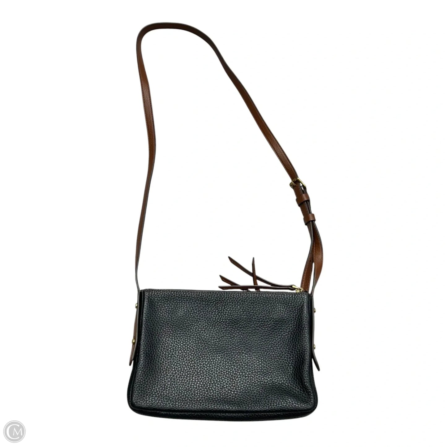 Crossbody Leather By Fossil, Size: Small