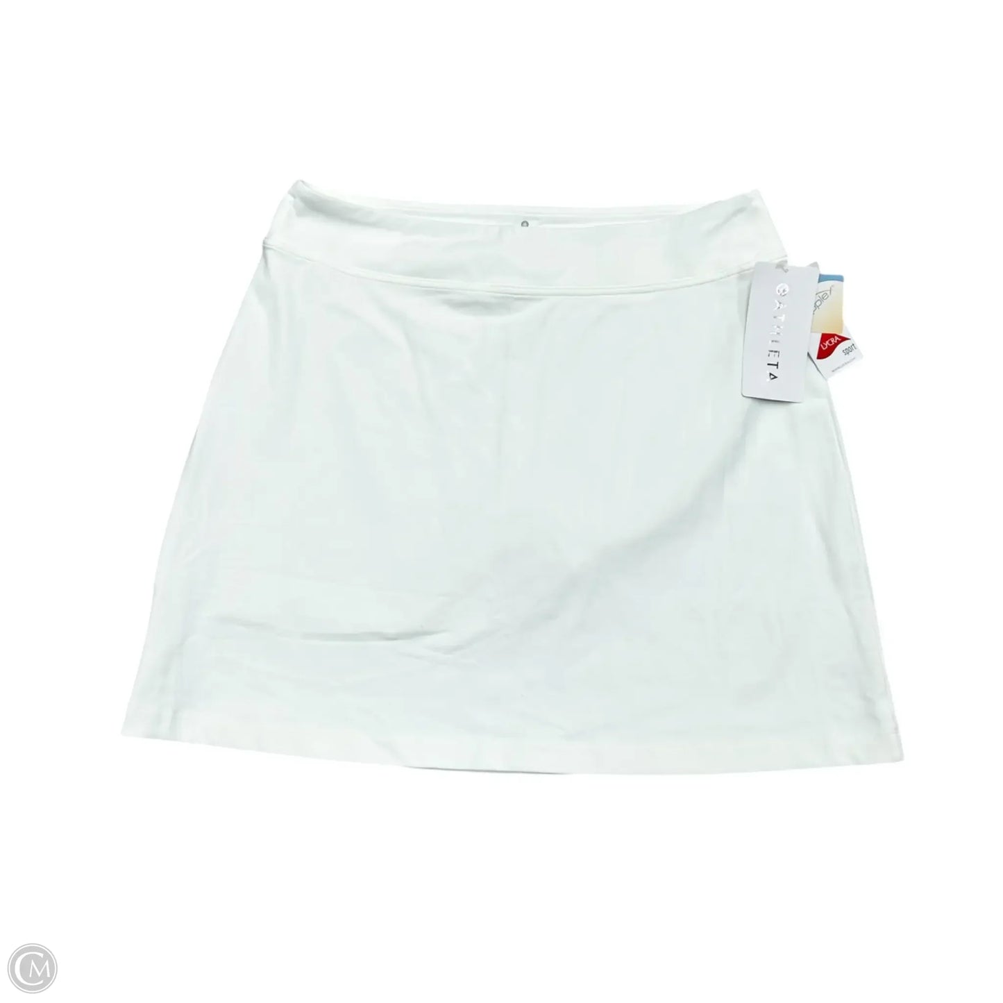 Athletic Skort By Athleta In White, Size: Lt