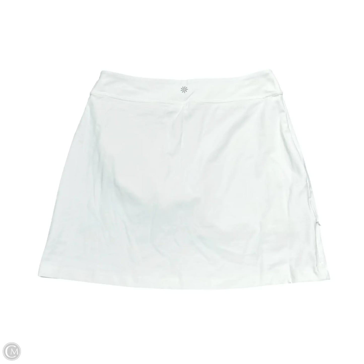 Athletic Skort By Athleta In White, Size: Lt