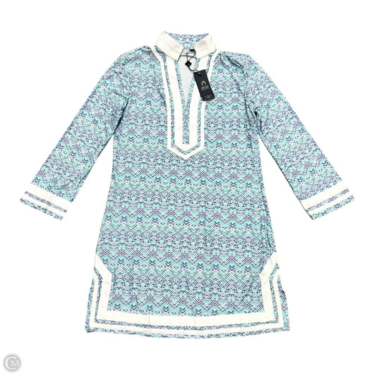 Dress Casual Short By Cabana Life In Purple & White, Size: S