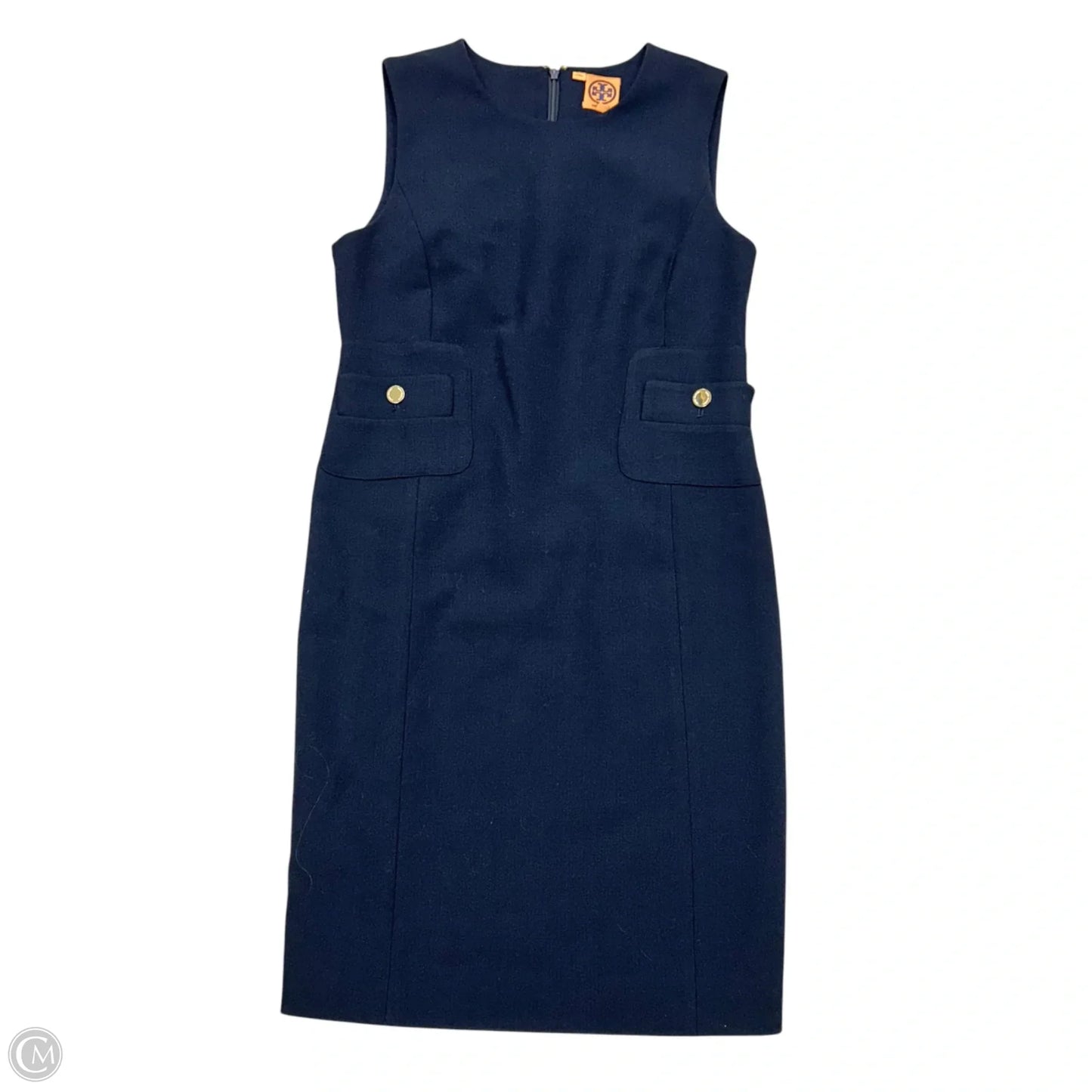 Dress Designer By Tory Burch In Navy, Size: M