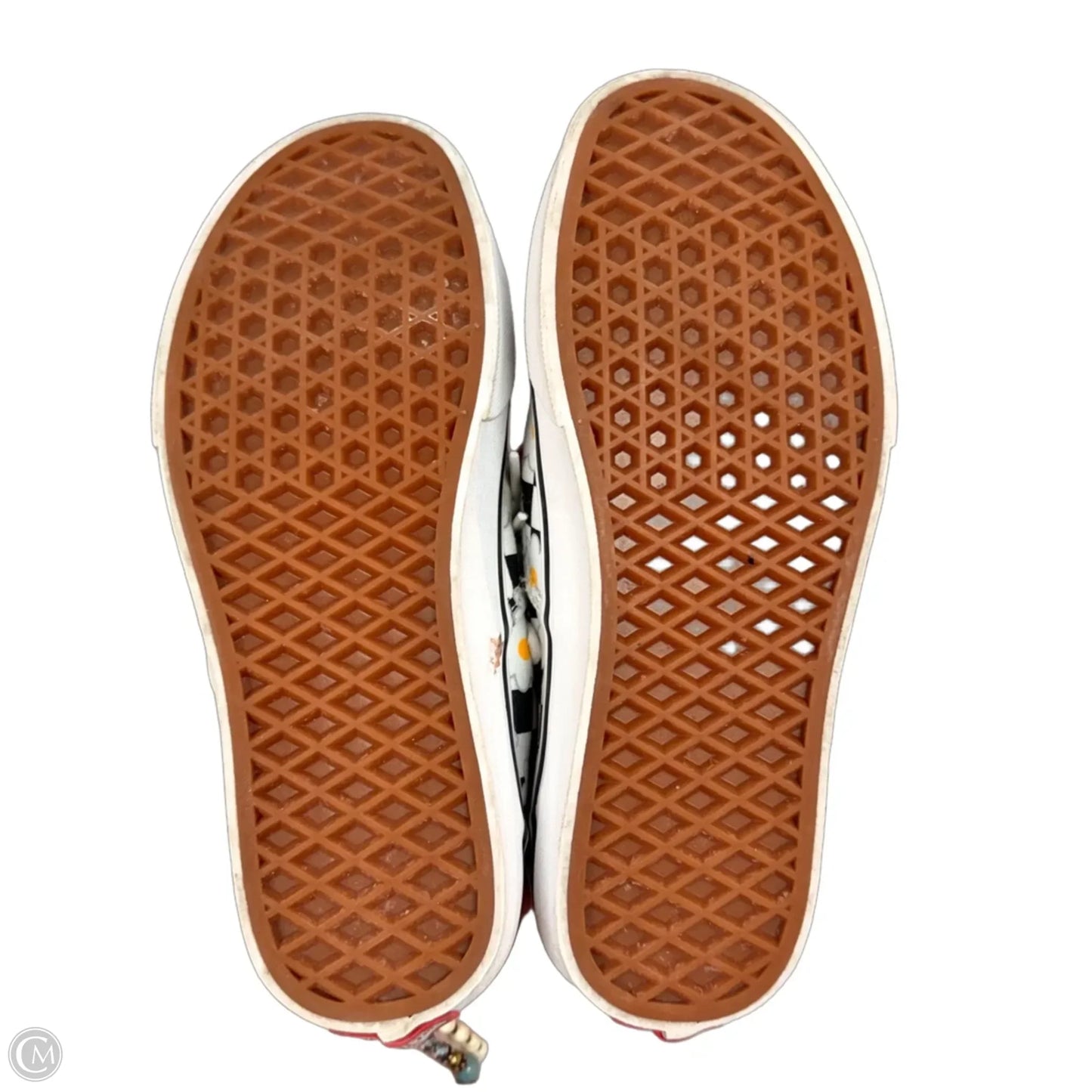 Shoes Sneakers By Vans In Black & White, Size: 7