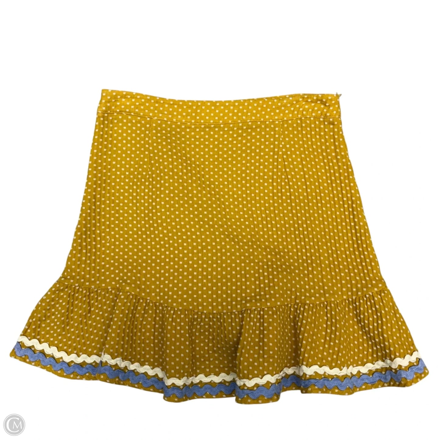 Skirt Mini & Short By Thml In Yellow, Size: S