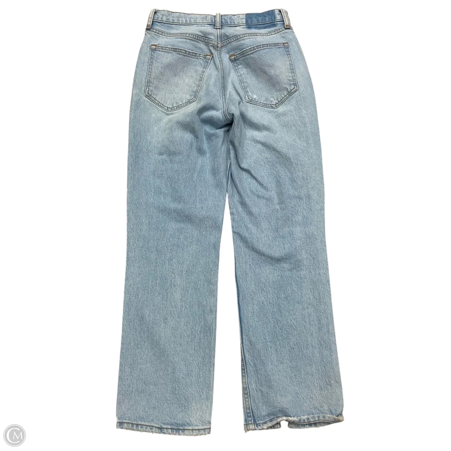 Jeans Straight By Abercrombie And Fitch In Blue Denim, Size: 2