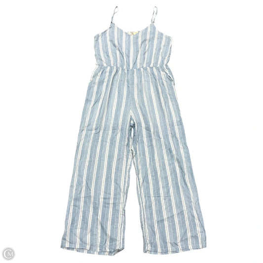 Jumpsuit By Dizzy Lizzy In Blue & White, Size: L