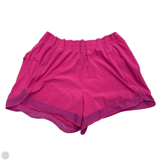 Athletic Shorts By Athleta In Pink, Size: 1x