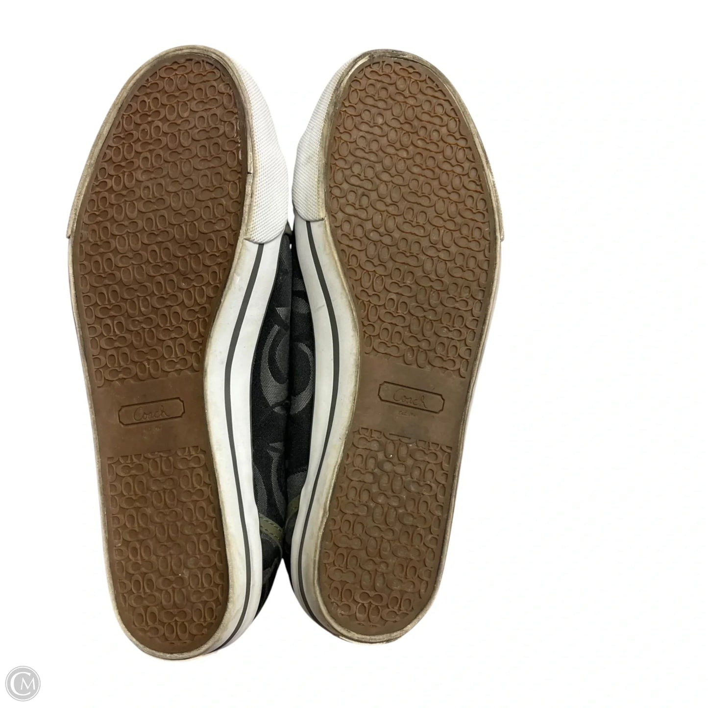 Shoes Designer By Coach In Black & Grey, Size: 10