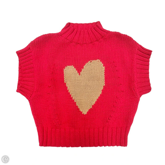 Sweater Short Sleeve By Maeve In Red, Size: Xs