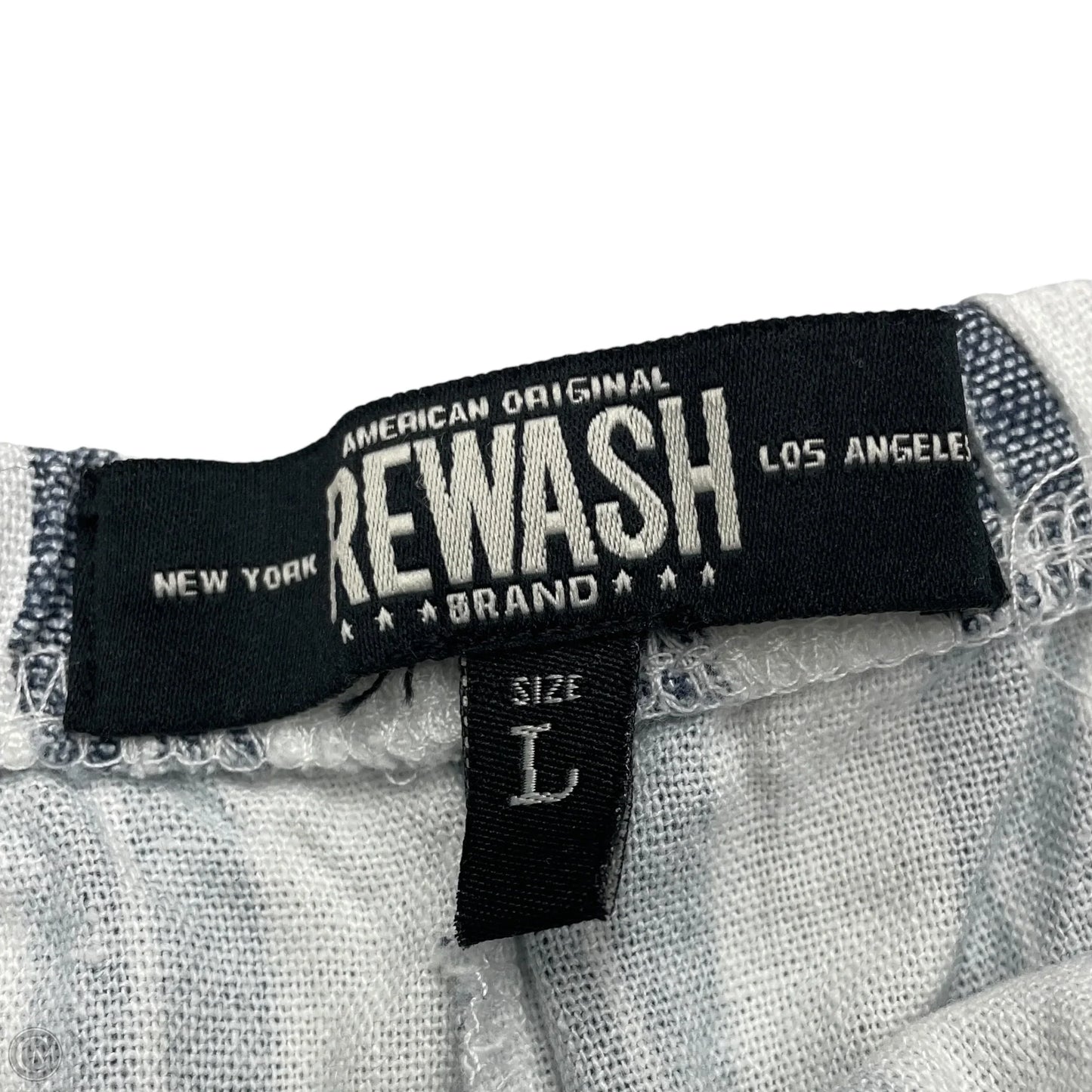 Shorts By Rewash In Blue & White, Size: L