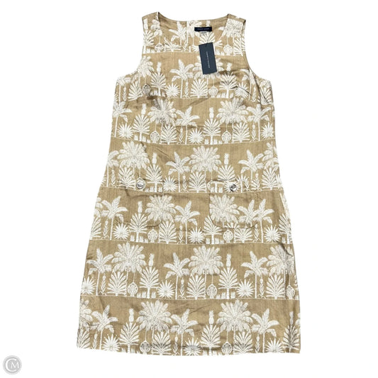 Dress Casual Short By Tommy Hilfiger In Tan & White, Size: S