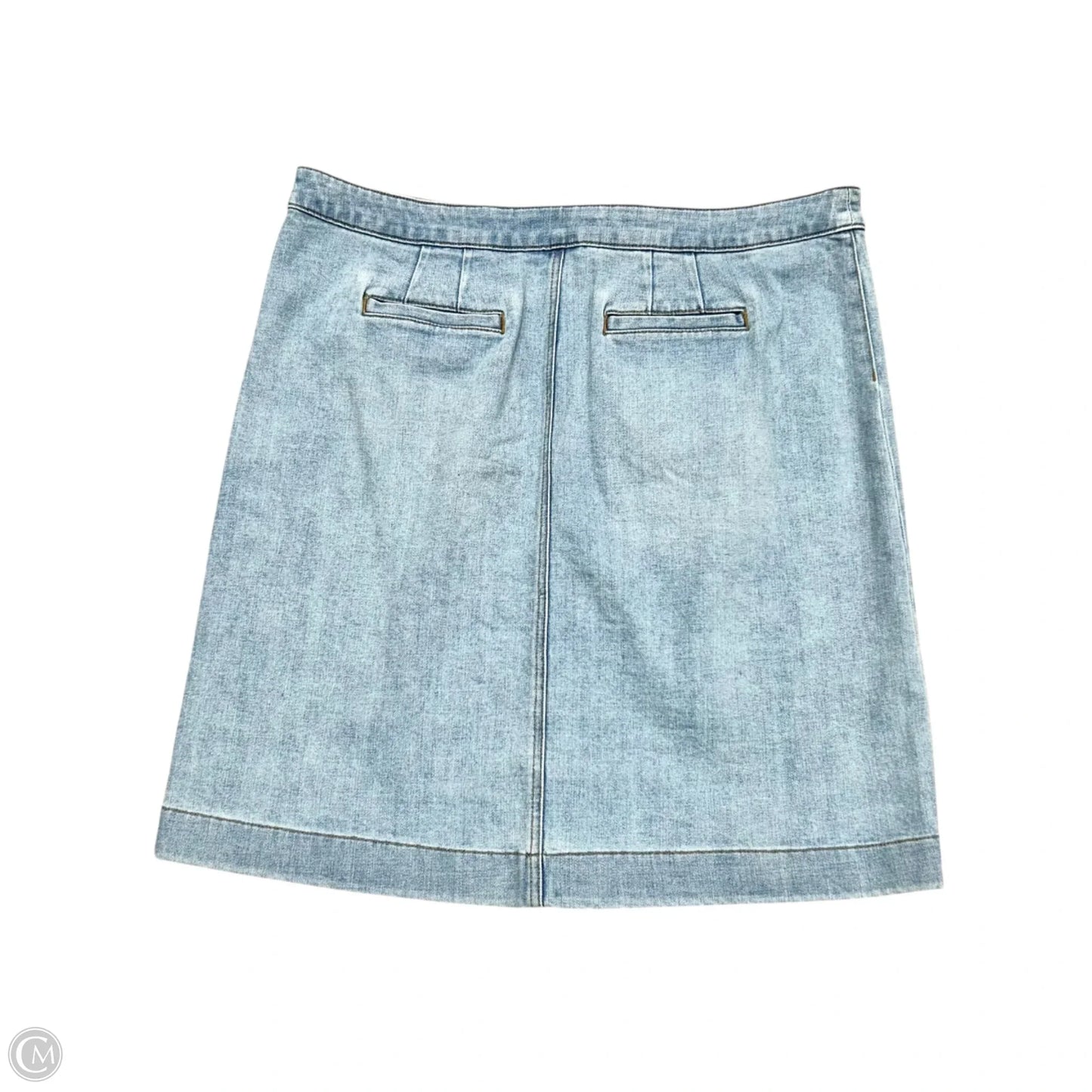 Skirt Mini & Short By Talbots In Blue Denim, Size: 16
