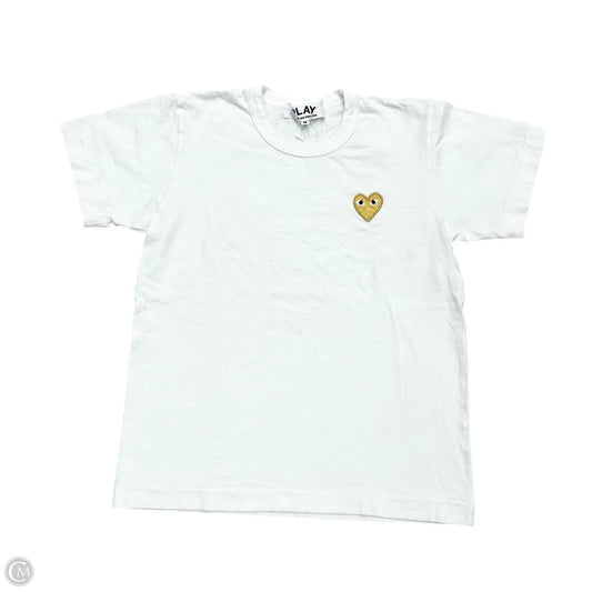 Top Short Sleeve By Comme Des Garçons In White, Size: M