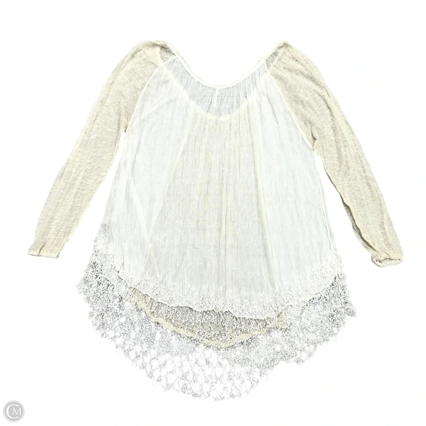 Swimwear Cover-up By Free People In Cream, Size: Xs