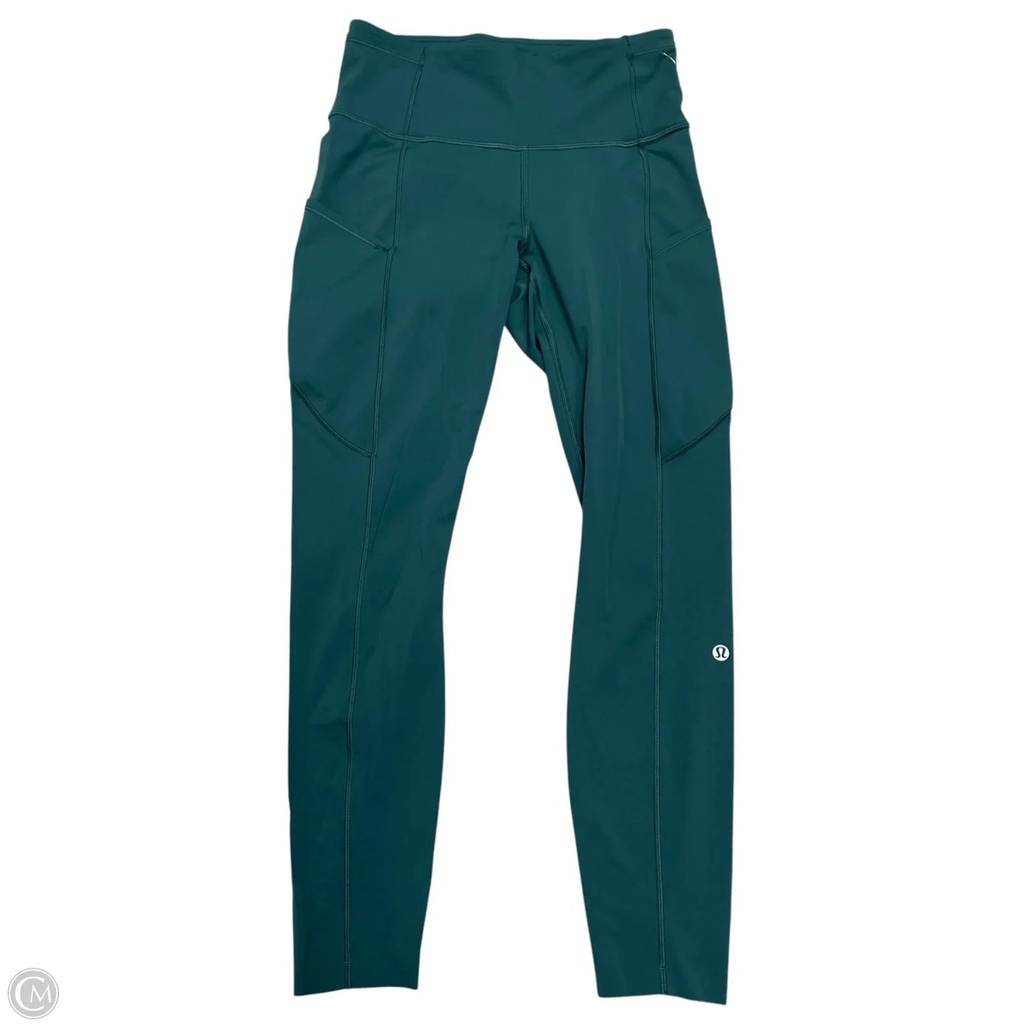 Athletic Leggings By Lululemon In Teal, Size: S