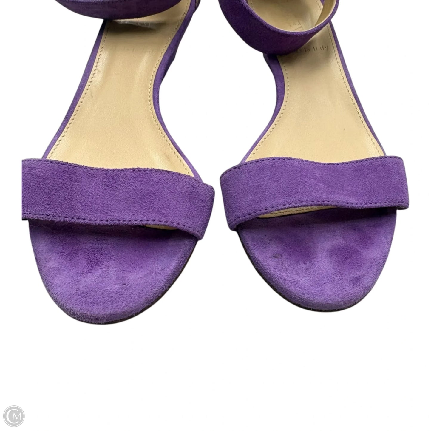 Sandals Heels Wedge By J. Crew In Purple, Size: 5