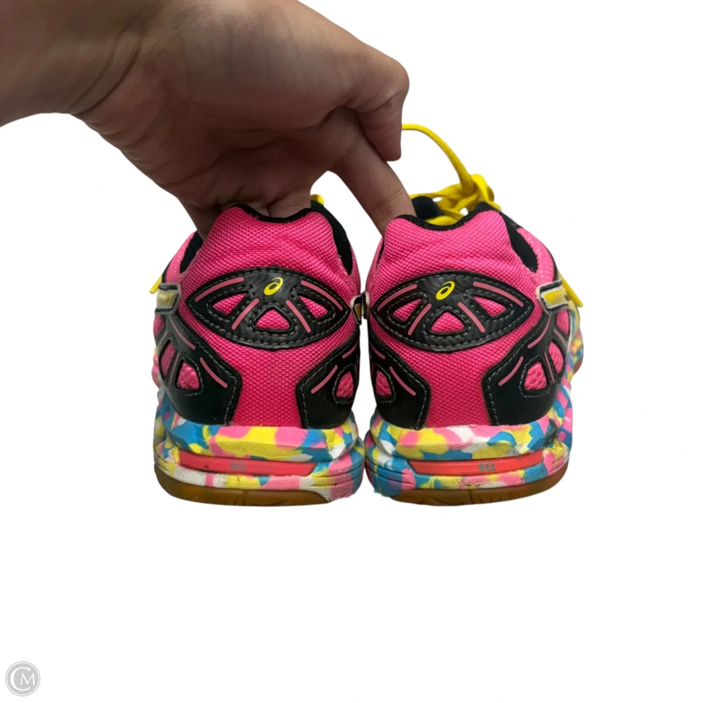 Shoes Athletic By Asics In Blue & Pink, Size: 7.5