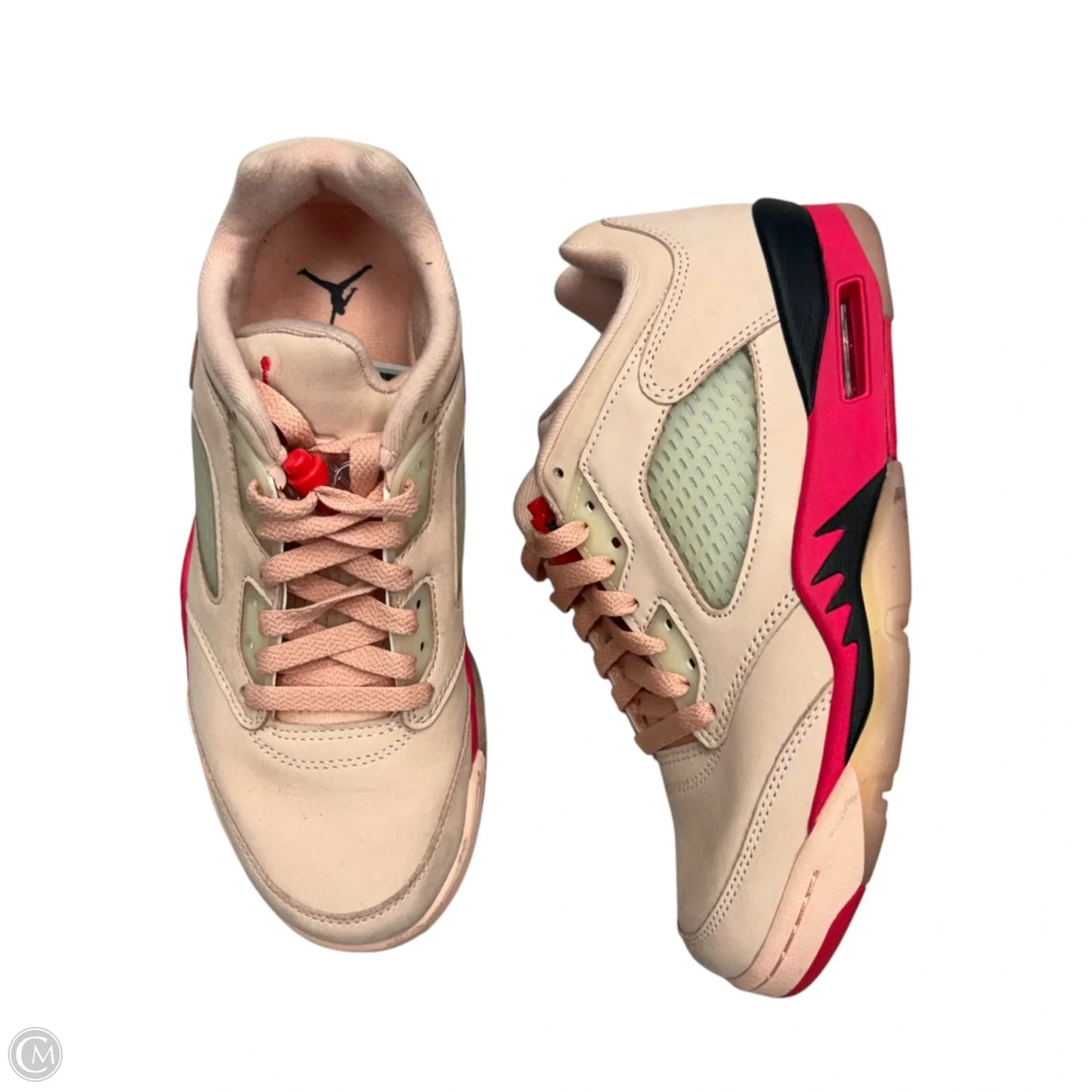 Shoes Luxury Designer By Jordan In Pink, Size: 8