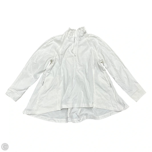 Athletic Jacket By Athleta In White, Size: S