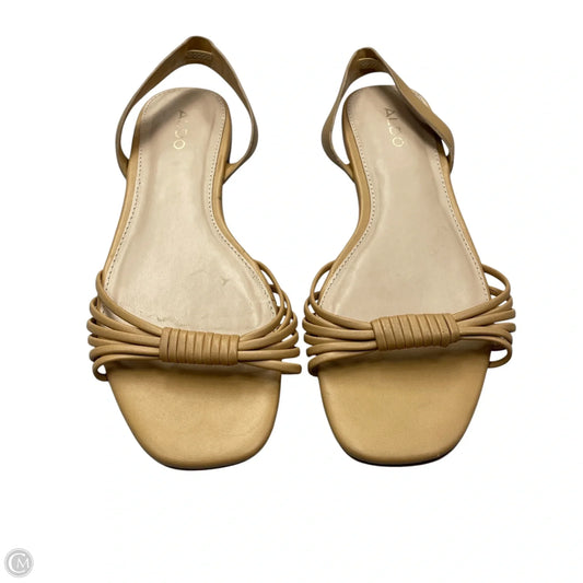 Sandals Flats By Aldo In Tan, Size: 7