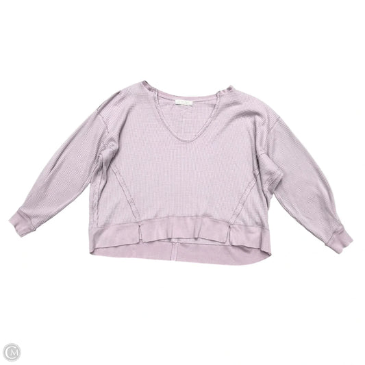 Top Long Sleeve By We The Free In Mauve, Size: Xs